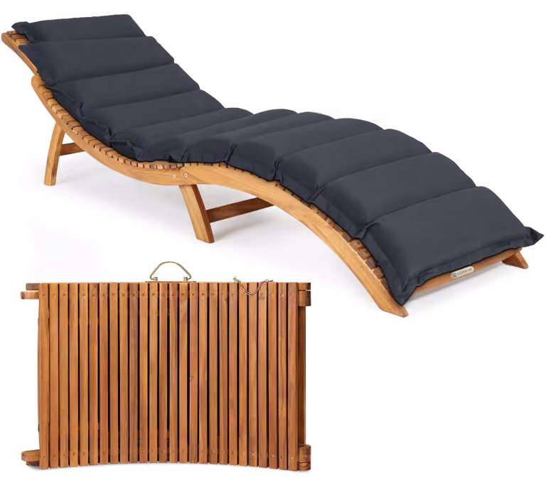 Casaria ligbed met kofferfunctie en inclusief kussen
