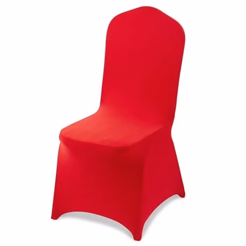 VEVOR Stoelhoezen 50 stuks, Rood, Polyester-Elastaan, B/D/H: 51 x 45 x 95 cm