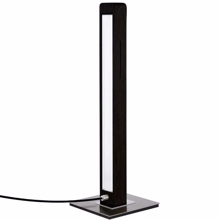 HerzBlut Leonora Led tafellamp - Oak Coal - Hoogte: 51 cm
