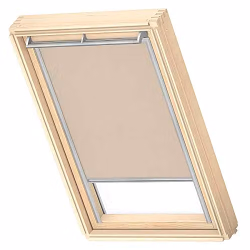 VELUX Lichtdoorlatend Rolgordijn RFL met grijze geleiders, C02, Zand