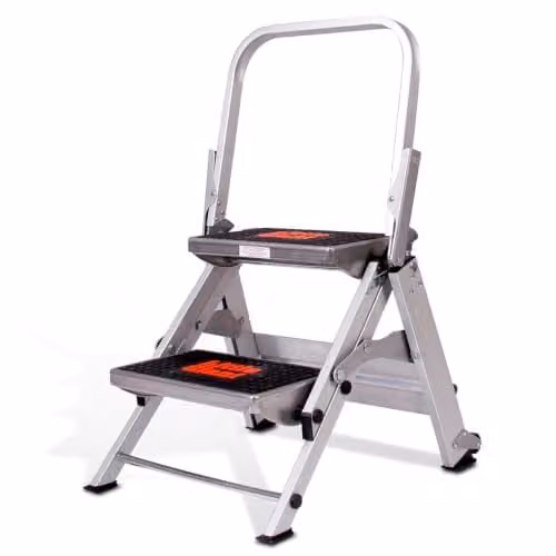 Little Giant Ladders 10210BA Veiligheidsladder met 2 treden, aluminium