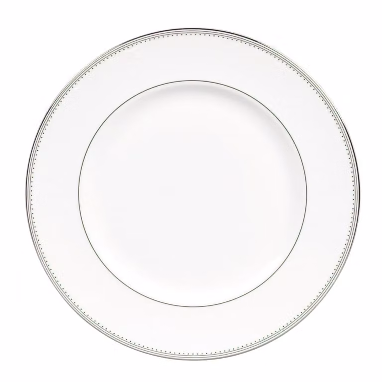 Wedgwood Vera Wang Grosgrain bord Ø 27 cm wit