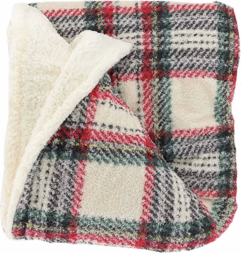 Lemetex Plaid voor volwassenen in duifwit
