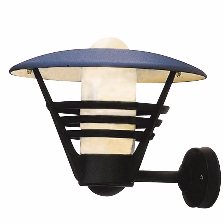 Moderne wandlamp Gemini Konstsmide - Zwart en Transparant