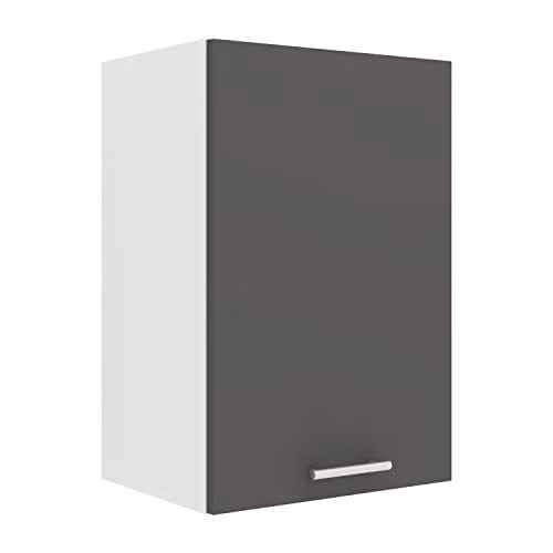 VCM Esilo Keukenkast hangend wit/antraciet H 60 x B 40 x D 31 cm