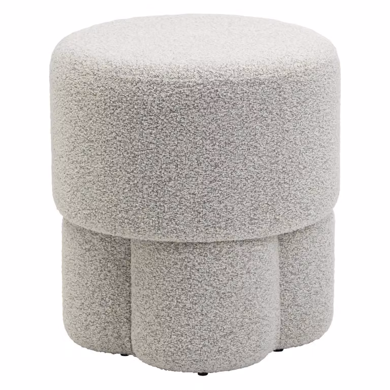 Nest of Nora Poef bouclé Hocker Naturel