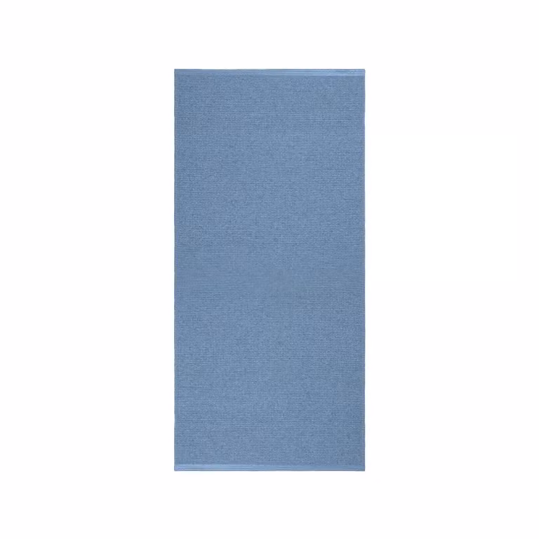 Scandi Living Mellow kunststof vloerkleed blauw B: 70 cm, L: 250 cm