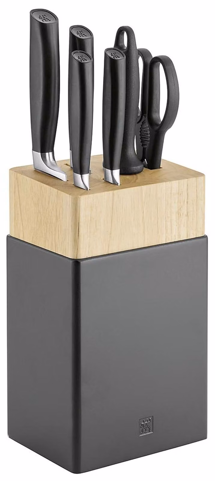 Zwilling All Star Messenset met Messenblok, 7-delig, Zwart