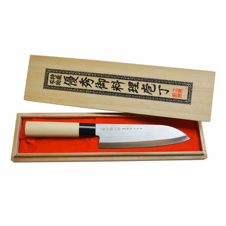 Satake Houcho koksmes in balsabox 17 cm