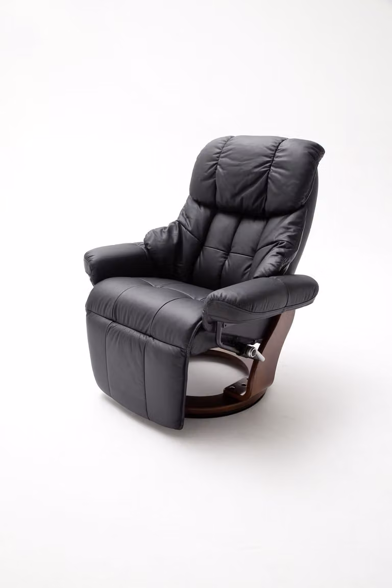MCA Furniture Relaxfauteuil Calgary, zwart, B: 90 cm, D: 84-166 cm, H: 105 cm