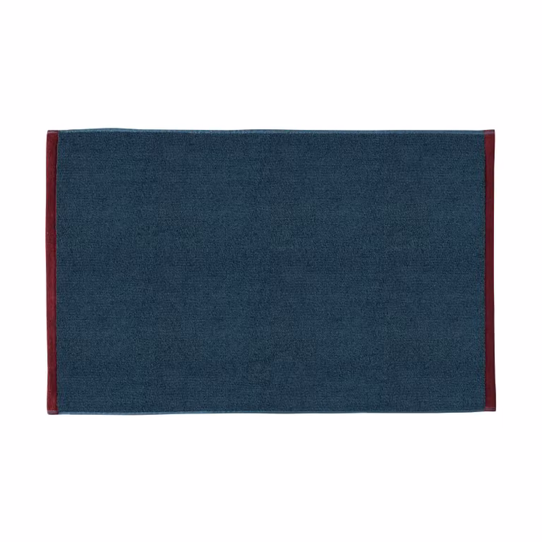 Mette Ditmer Soft badmat Midnight blue-light grey, 50 x 80 cm