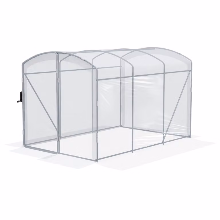 Outsunny Tunnelkas met UV-bestendige folie en verzinkt stalen frame, B: 3 m, D: 2 m, H: 2 m