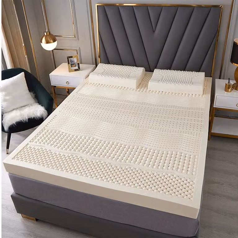 Natuurlijke Latex Matras met 7 Comfortzones en Ademend Vermogen - 90 x 220 cm