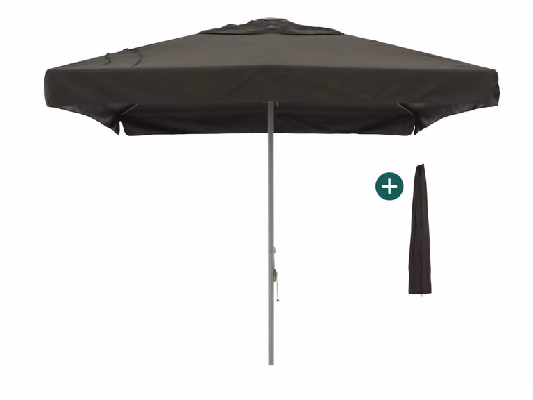 Shadowline Bonaire Parasol - Modern Cantilever - Zwart - B/D/H: 300 x 212 x 400 cm