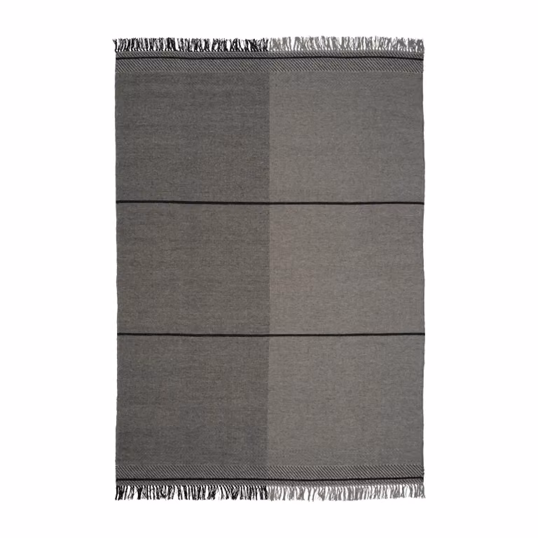 Linie Design Mindful Soul wollen vloerkleed Stone-grey B/D: 200 x 300 cm