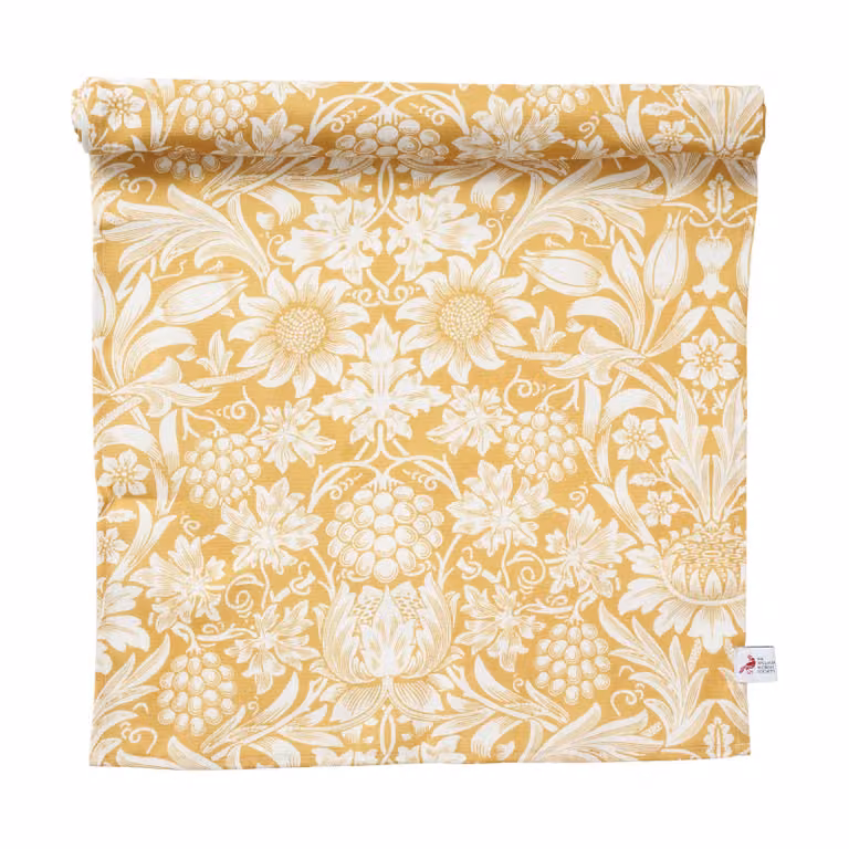 Klippan Yllefabrik Sunflower tafelloper Golden, 45 x 150 cm