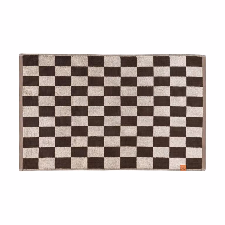 Mette Ditmer Retro badmat Chocolate Breedte: 50 cm, Lengte: 80 cm