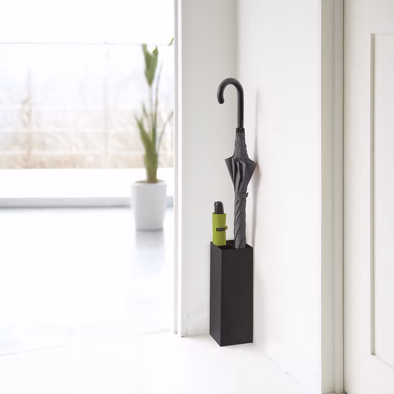 home24 Paraplubak Smart zwart B: 11 cm, D: 30 cm, H: 11 cm
