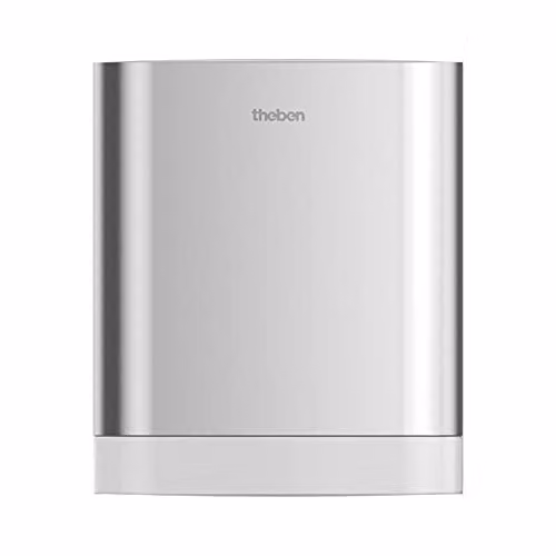 Theben theLeda D U AL LED-lamp buiten met bewegingssensor en afstandsbediening, grijs/zilver aluminium
