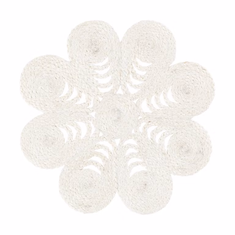 Dixie Elin placemat anemone wit Ø40 cm