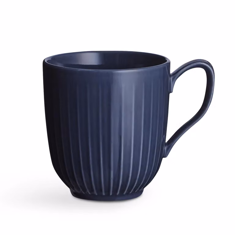 Kähler Hammershøi mok indigo blauwpaars keramiek