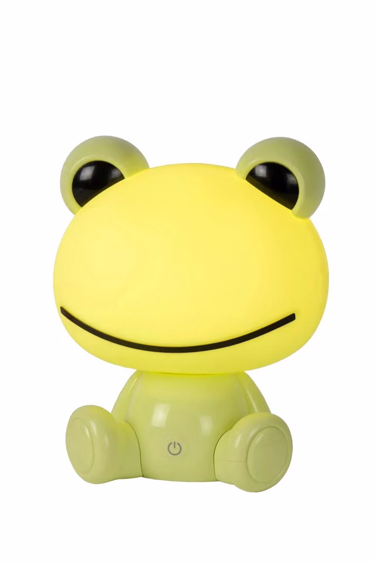 Lucide DODO FROG Tafellamp voor de kinderkamer - Groen - LED Dimbare Nachtlamp met Touchbediening