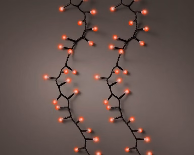 Lumineo Led kerstverlichting compact 350 lampjes rood