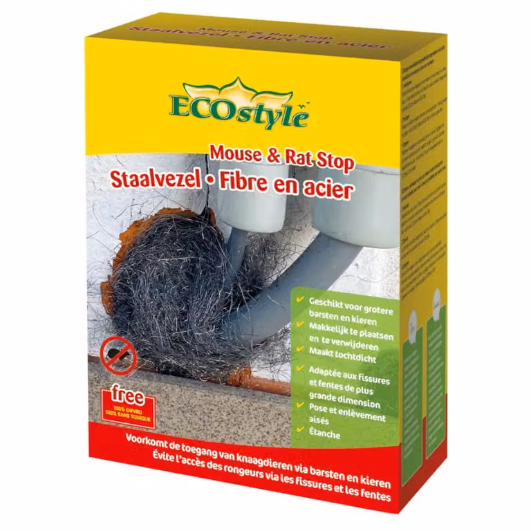 Ecostyle Mouse & Rat Stop Staalvezel