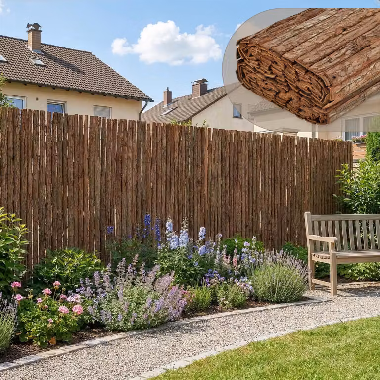 casa.pro Rindenmat Zamora privacybescherming van boomschors 160 x 300 cm