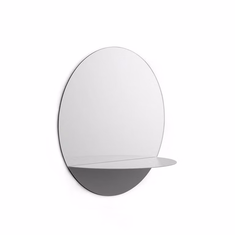 Normann Copenhagen Horizon ronde spiegel grijs