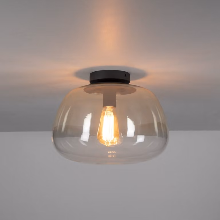 Lyora Pulse Glazen Plafondlamp - Amber - Ø 36 cm