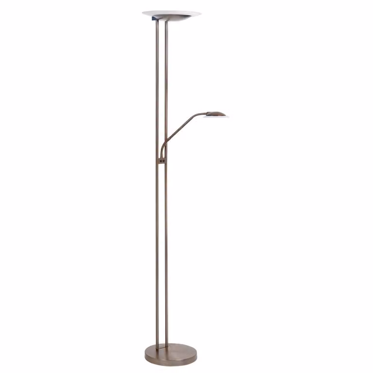 Highlight Klassieke vloerlamp Biarritz koper brons Ø 28cm