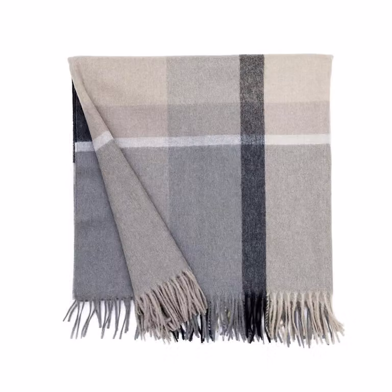 Elvang Denmark Manhattan plaid naturel voor volwassenen