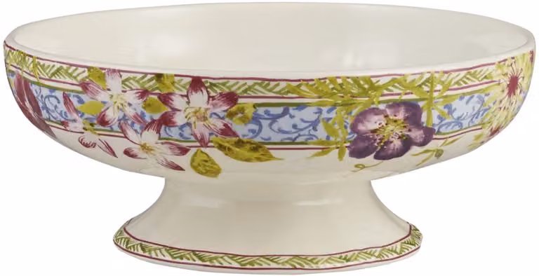 Gien Millefleurs Taartplateau op voet D 19,5 cm