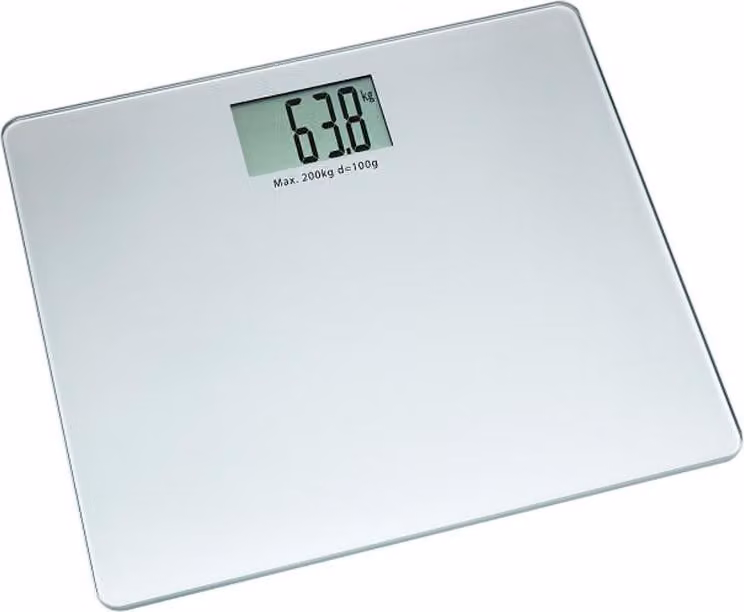 TFA Dostmann Digitale Personenweegschaal BIG STEP 50.1010.54 Zilver
