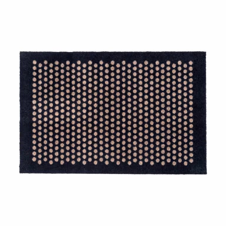 Tica Copenhagen Dot deurmat Black-sand, 60 x 90 cm