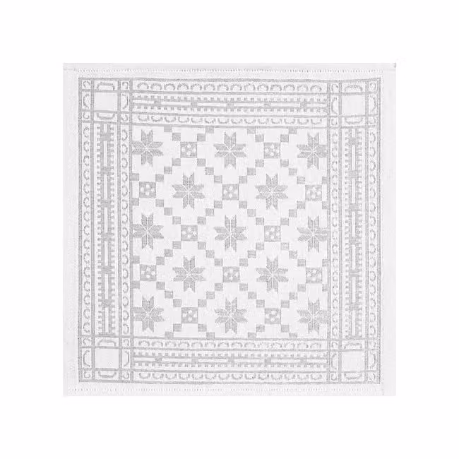 Ekelund Linneväveri Åttebladrose servet Beige 35 x 35 cm