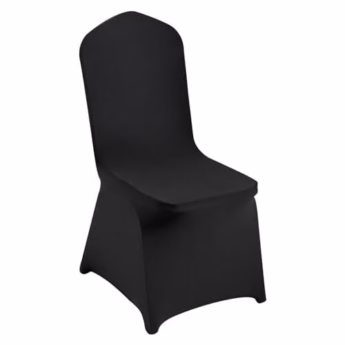 VEVOR Stretch Spandex stoelhoezen voor klapstoelen, 30 stuks, zwart