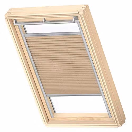 VELUX Dakraam Lichtdoorlatend Plisségordijn FHL, PK06, Stoffig zand