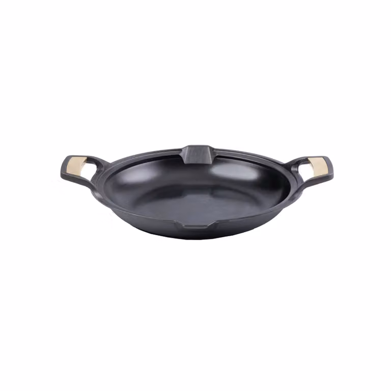 Victoria Signature paellapan gepolijst gietijzer Zwart 33 cm