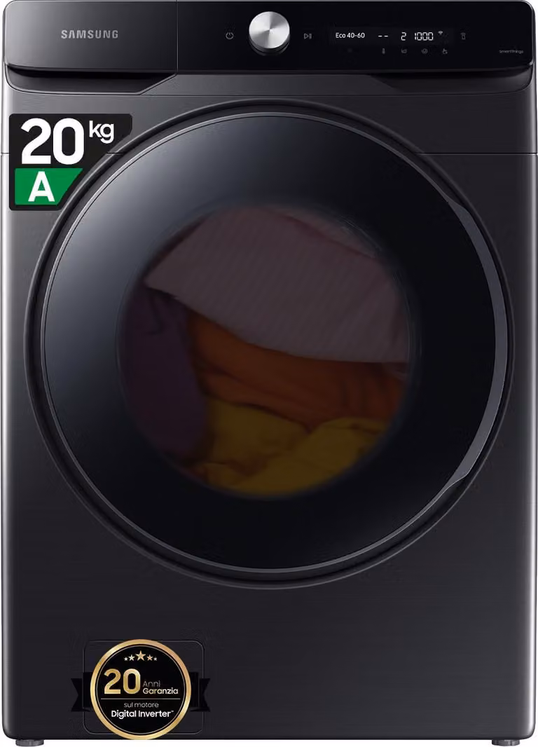 Samsung WF20DG8650BV Voorlader Wasmachine 20 kg 76 dB 1000 toeren per minuut