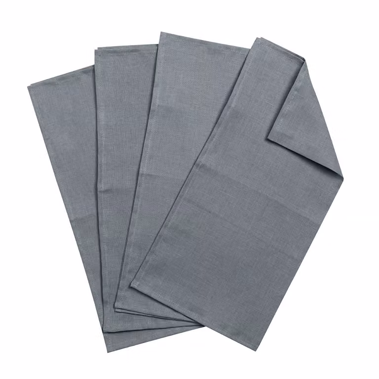 Scandi Living Clean servetten 4-pack smokey blue 45 x 45 cm