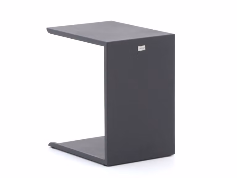 Bellagio Bijzettafel voor in de tuin, Rechthoekig, Aluminium, Antracietgrijs
