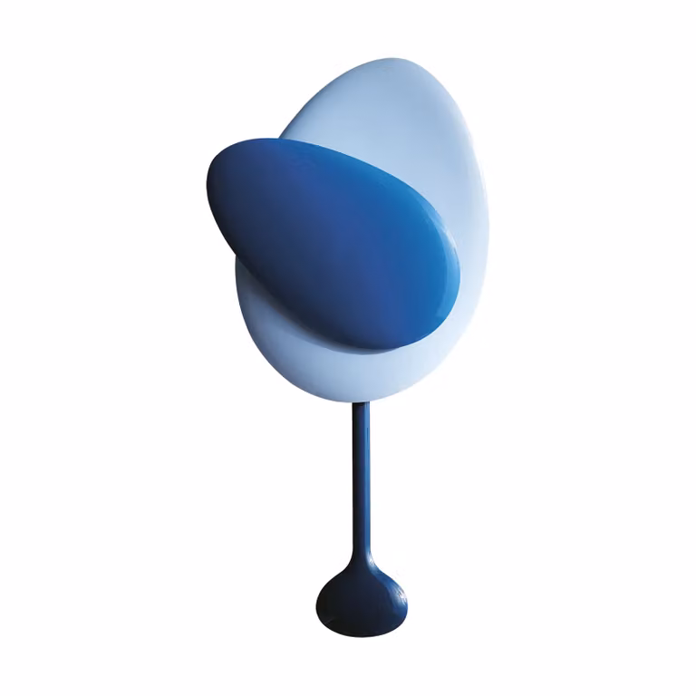Design House Stockholm Mellow Clock wandklok Blue