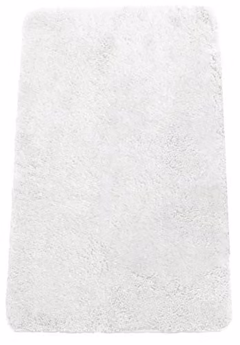 Brandsseller Badkamertapijt Chenille - Wit - 70 x 120 cm