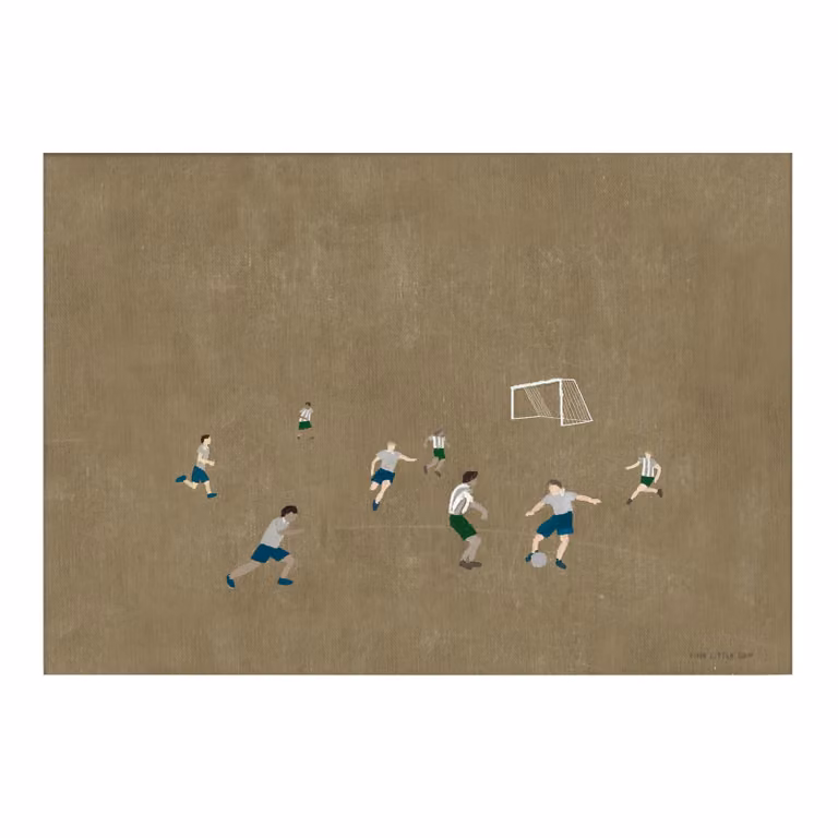 Fine Little Day Soccer poster Bruin 50 x 70 cm