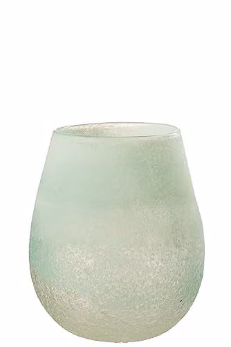 J-Line Windlicht Scavo Glas Aqua Large