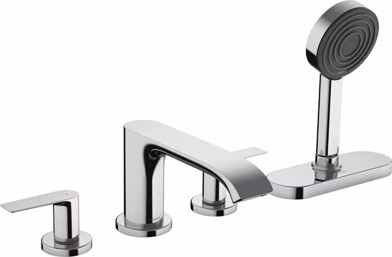 Hansgrohe doucheset met 4 aansluitingen, model sBox, chroom