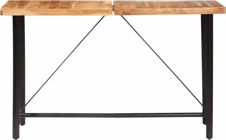 vidaXL Bartafel van massief acaciahout, B/D/H: 180 x 70 x 107 cm