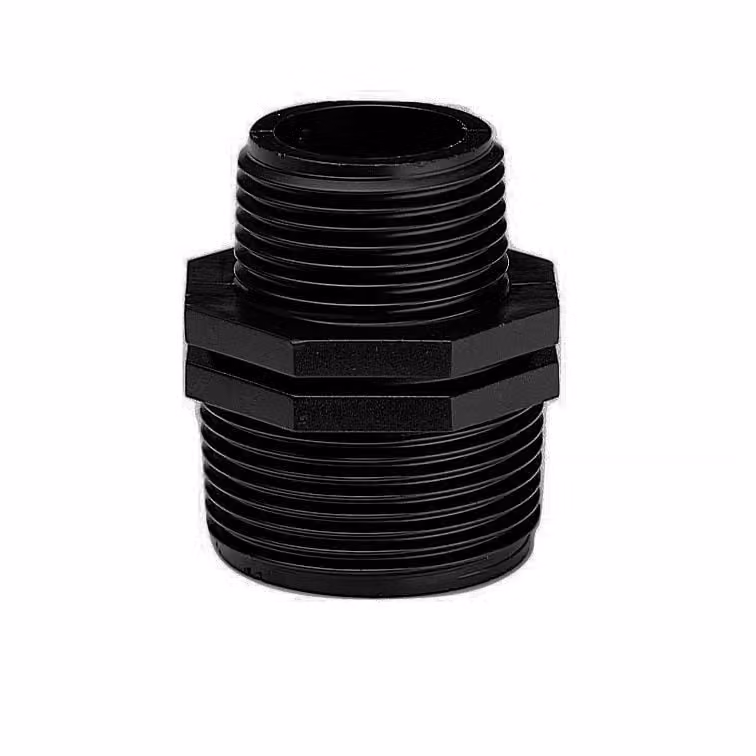 Ubbink nippel met 2x buitenschroefdraad 1 1/4 x 1 inch